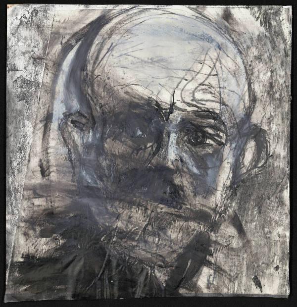 Self Portrait With Glasses And Moustache
