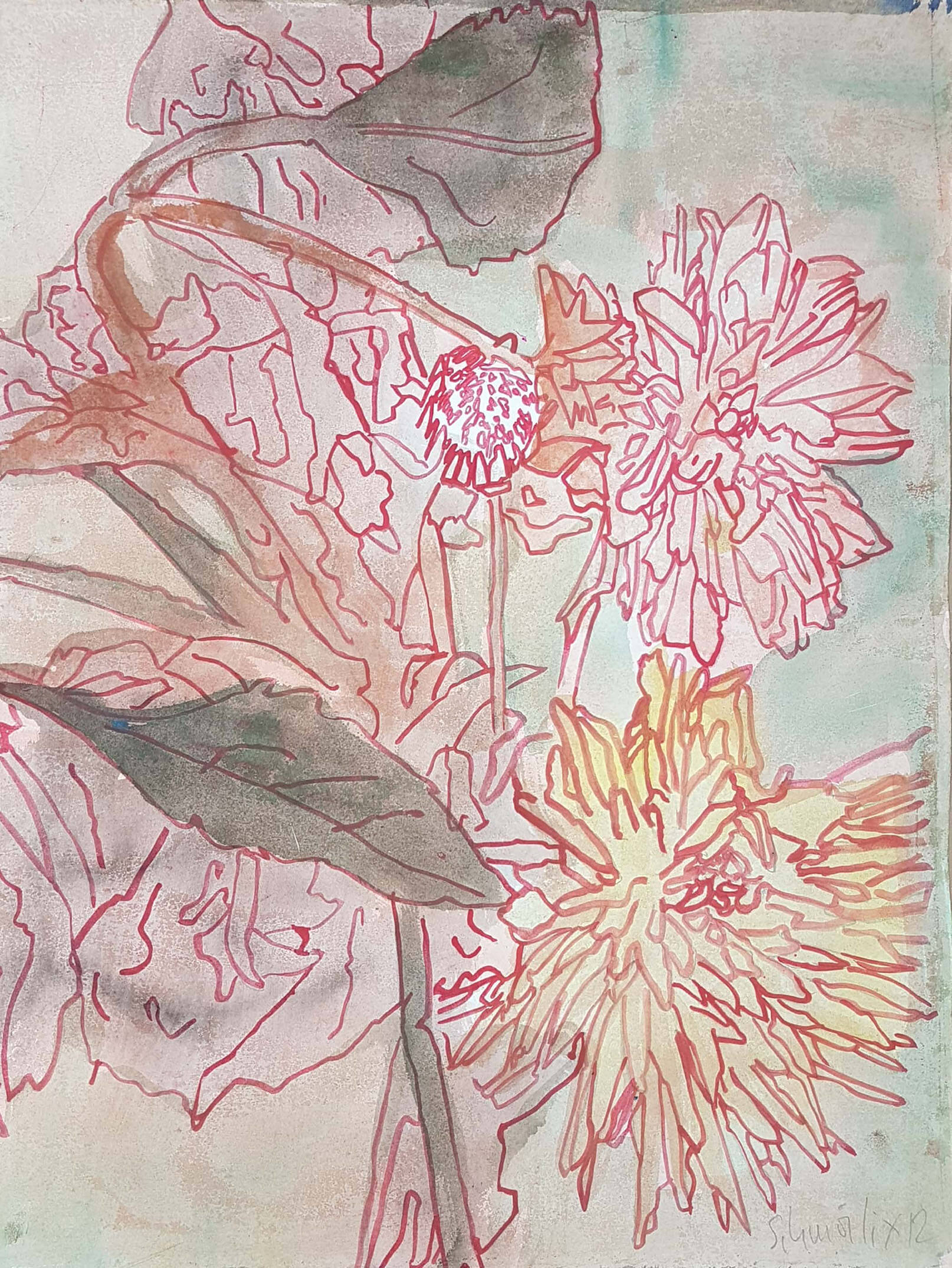Ohne Titel (florale Komposition)