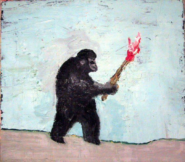 O.T. (Gorilla mit Fackel)