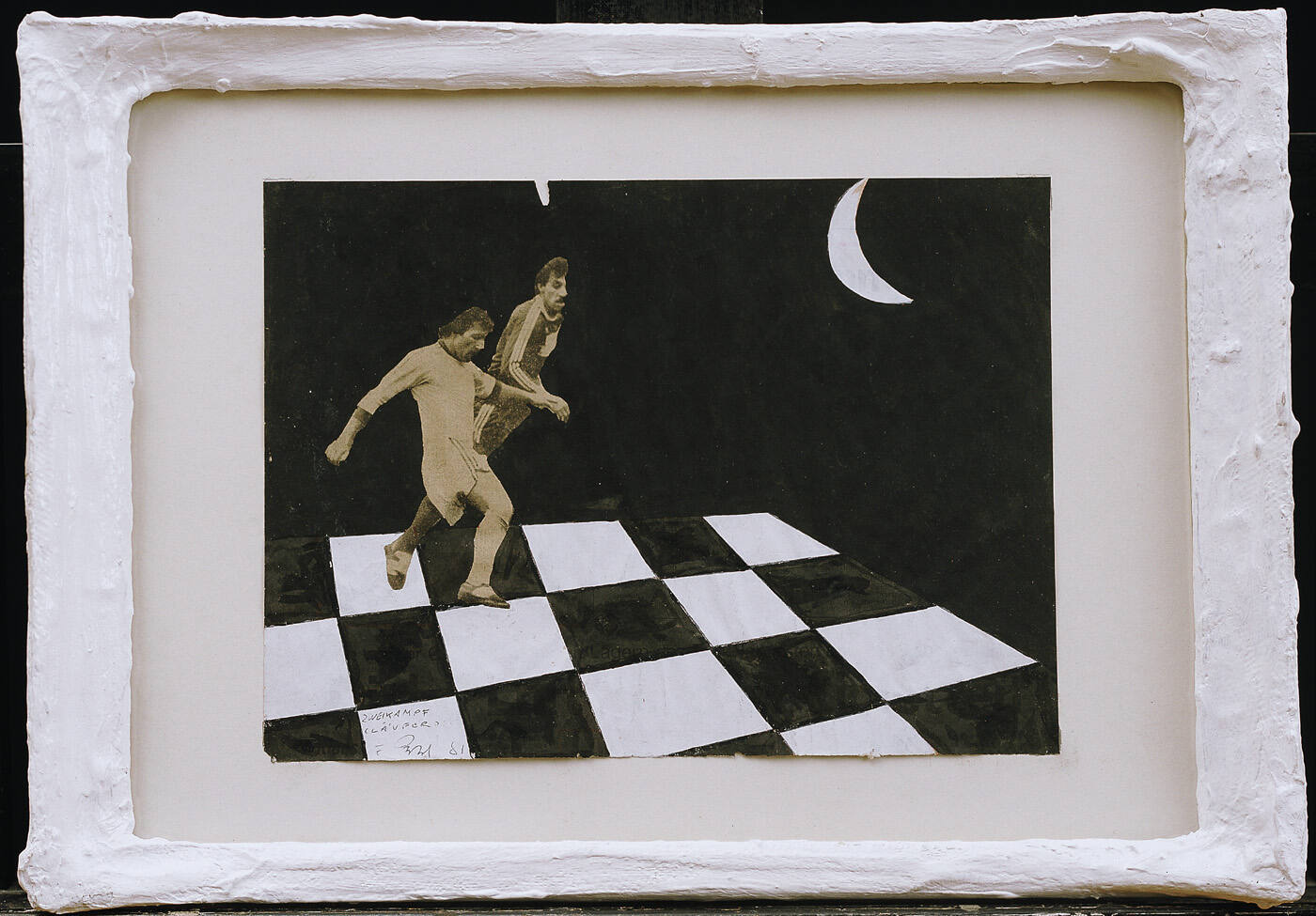 Zweikampf (Läufer), Aus der Bilderwand: Emulsion I/5, 1996