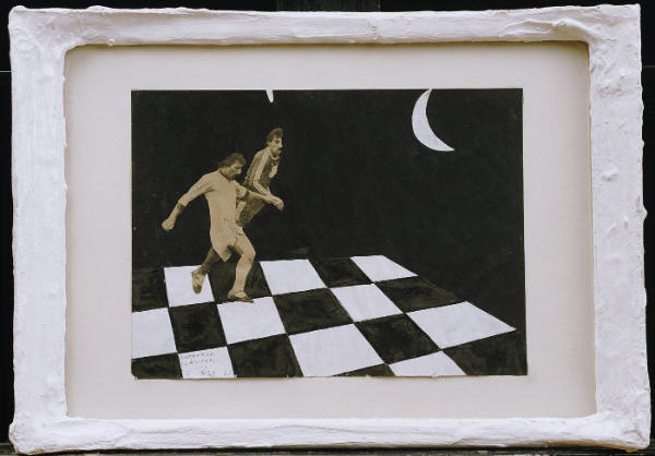Zweikampf (Läufer), Aus der Bilderwand: Emulsion I/5, 1996