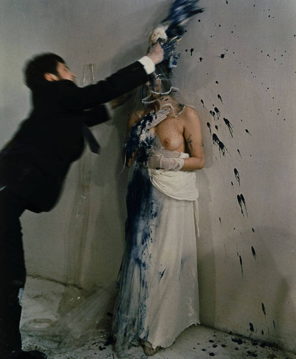 Rudolf Schwarzkogler Aktionen Wien 1965/66 - 1. Aktion Hochzeit 1965 - Wohnung Cibulka Wien - Nr. 2