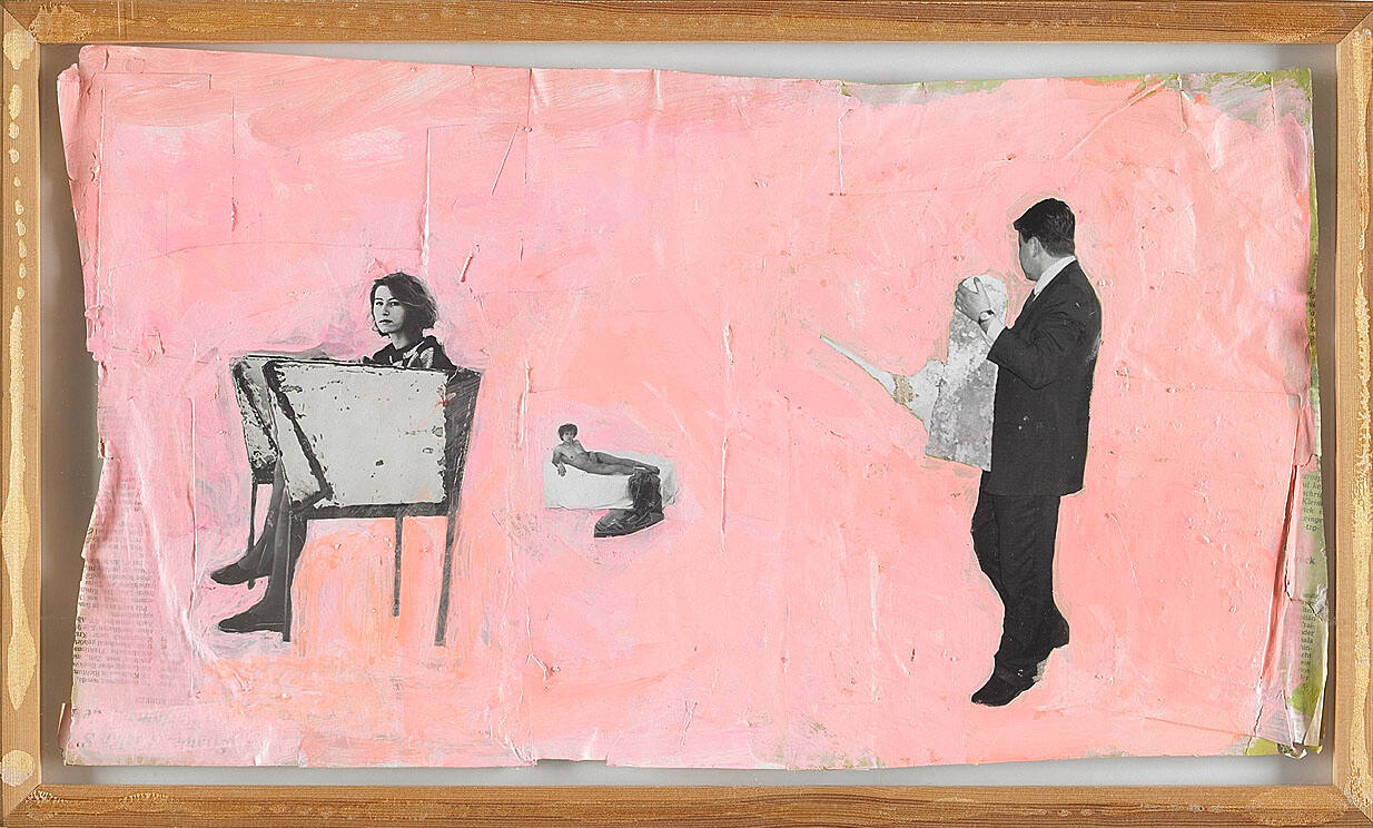 O.T. (Teil 6 der Bilderwand „Unsere Eisenbahner und ihre Gewerkschaft“, 1996)