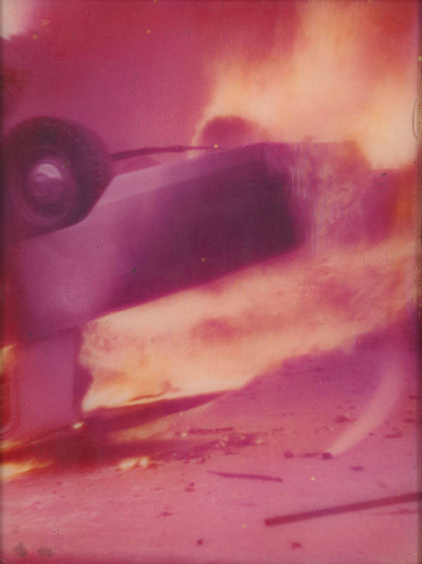Chicago Riot, Burning Car