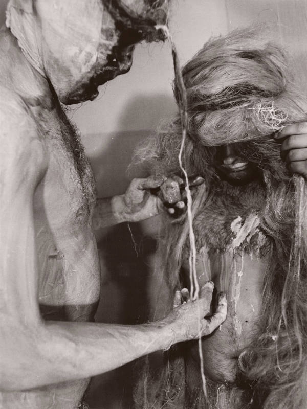 Rudolf Schwarzkogler Aktionen Wien 1965/66 - 5a. Aktion 1965 - Atelier Nitsch Wien - Nr. 8
