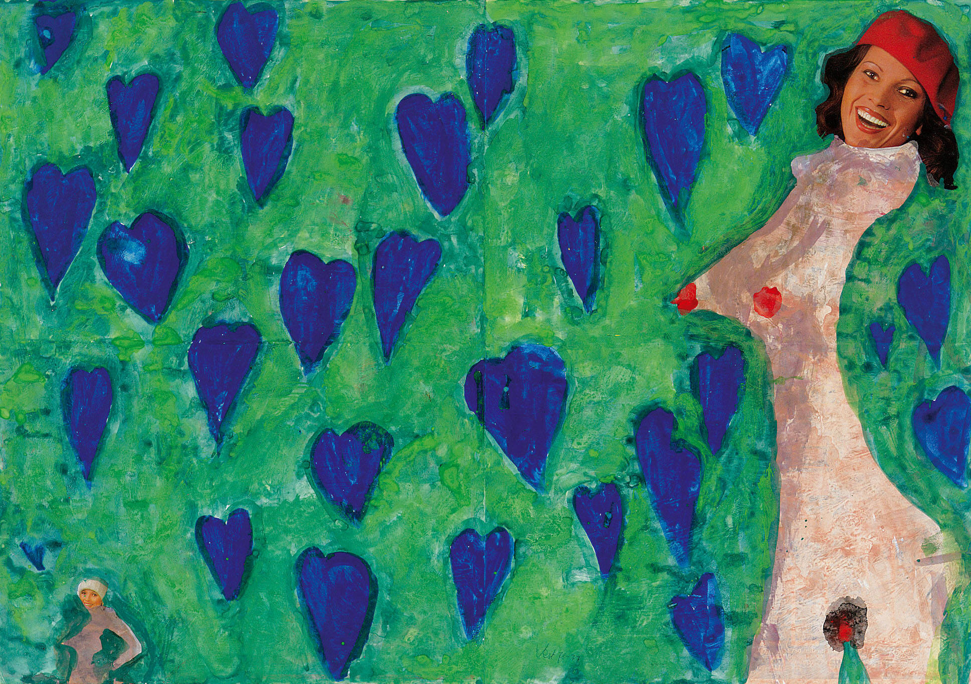 Blaue Herzen