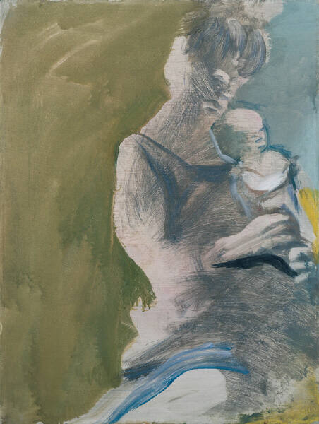 Madonna mit Unterlicht