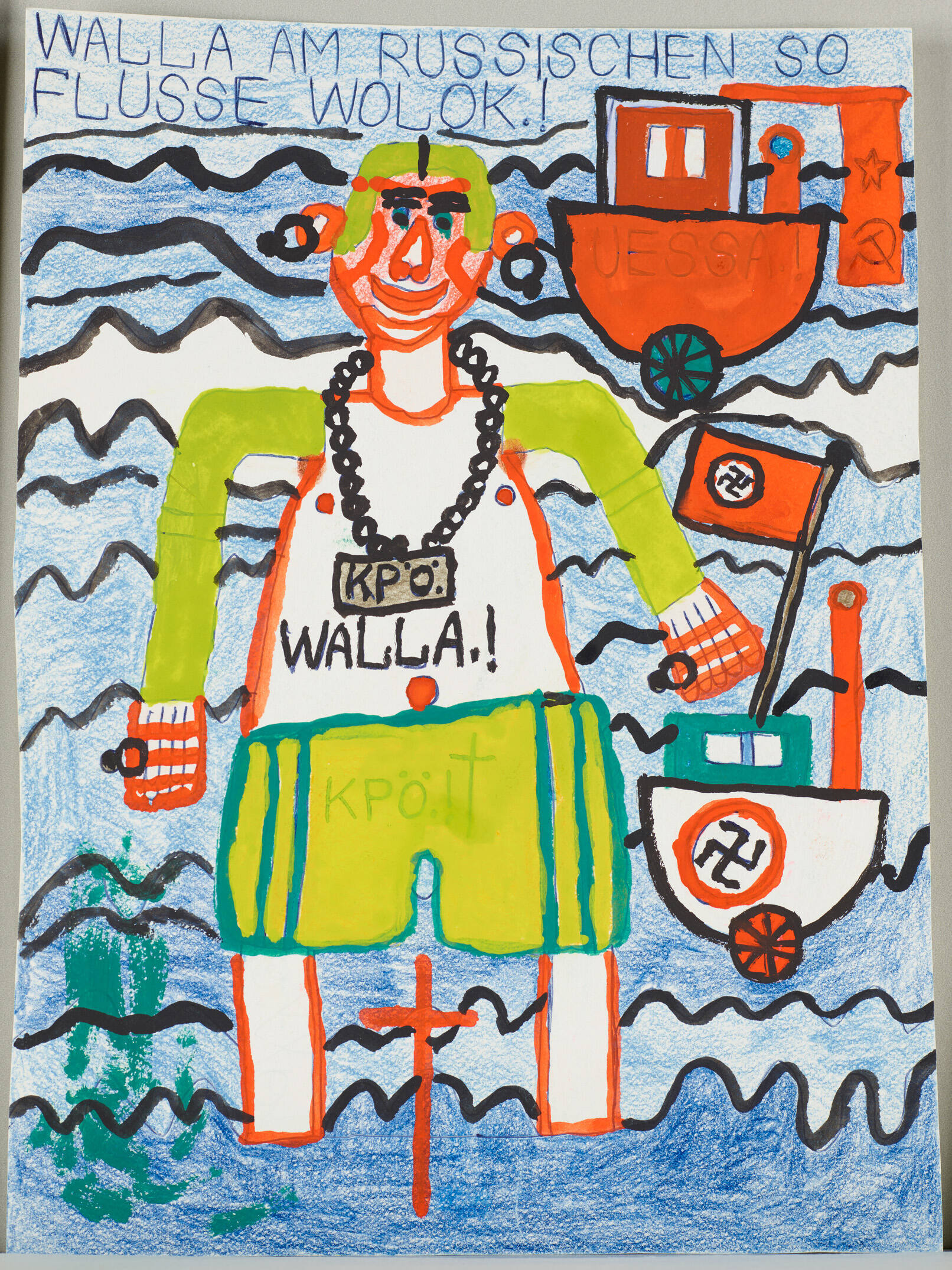 Walla, am russischen so Flusse Wolok.!