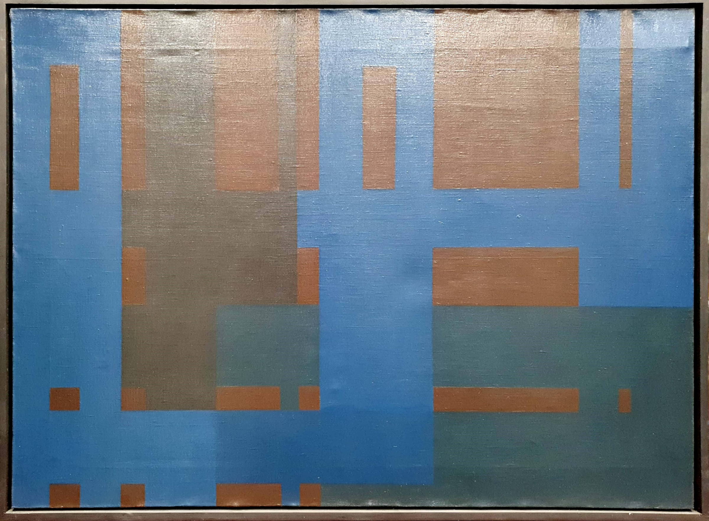Blau und Braune Konstruktion