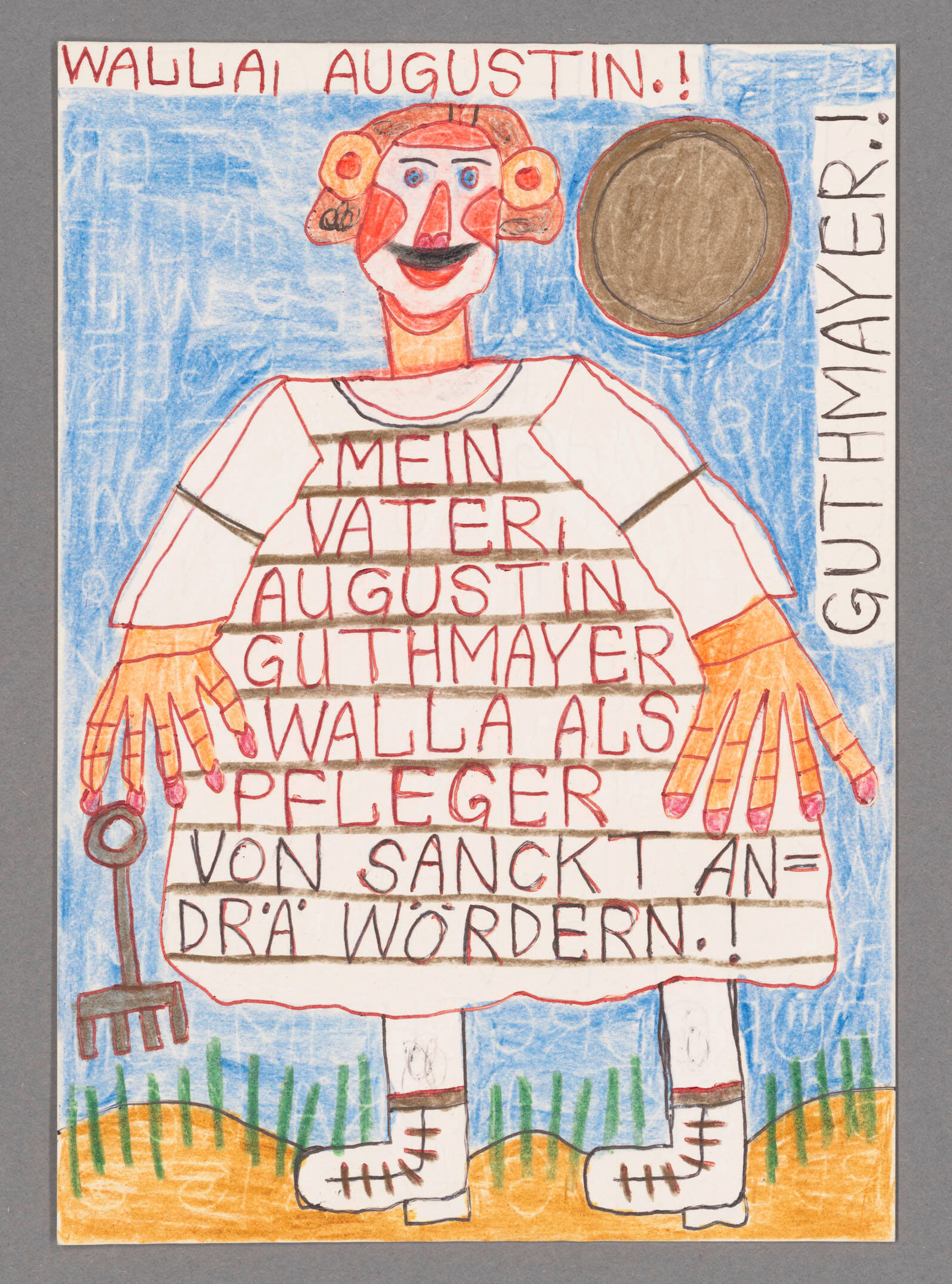 Mein Vater Augustin Guthmayer Walla als Pfleger