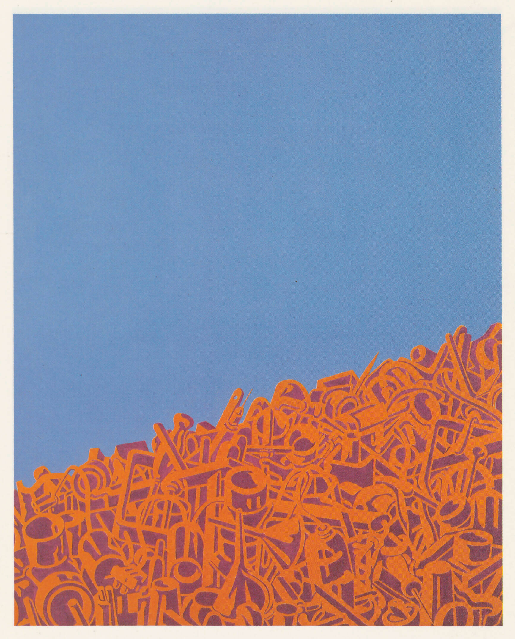 Scan aus: Florentina Pakosta, Stillleben, Gegenstände, Massenware, 1960-1988 (Ausst. Kat. Öster…