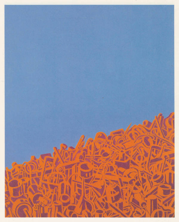 Scan aus: Florentina Pakosta, Stillleben, Gegenstände, Massenware, 1960-1988 (Ausst. Kat. Öster…