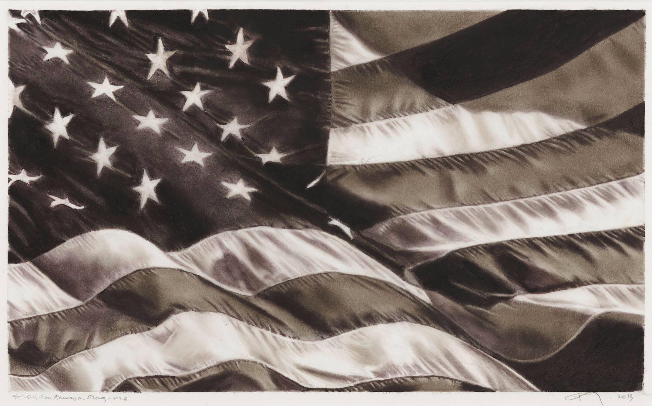 Study for American Flag X-28