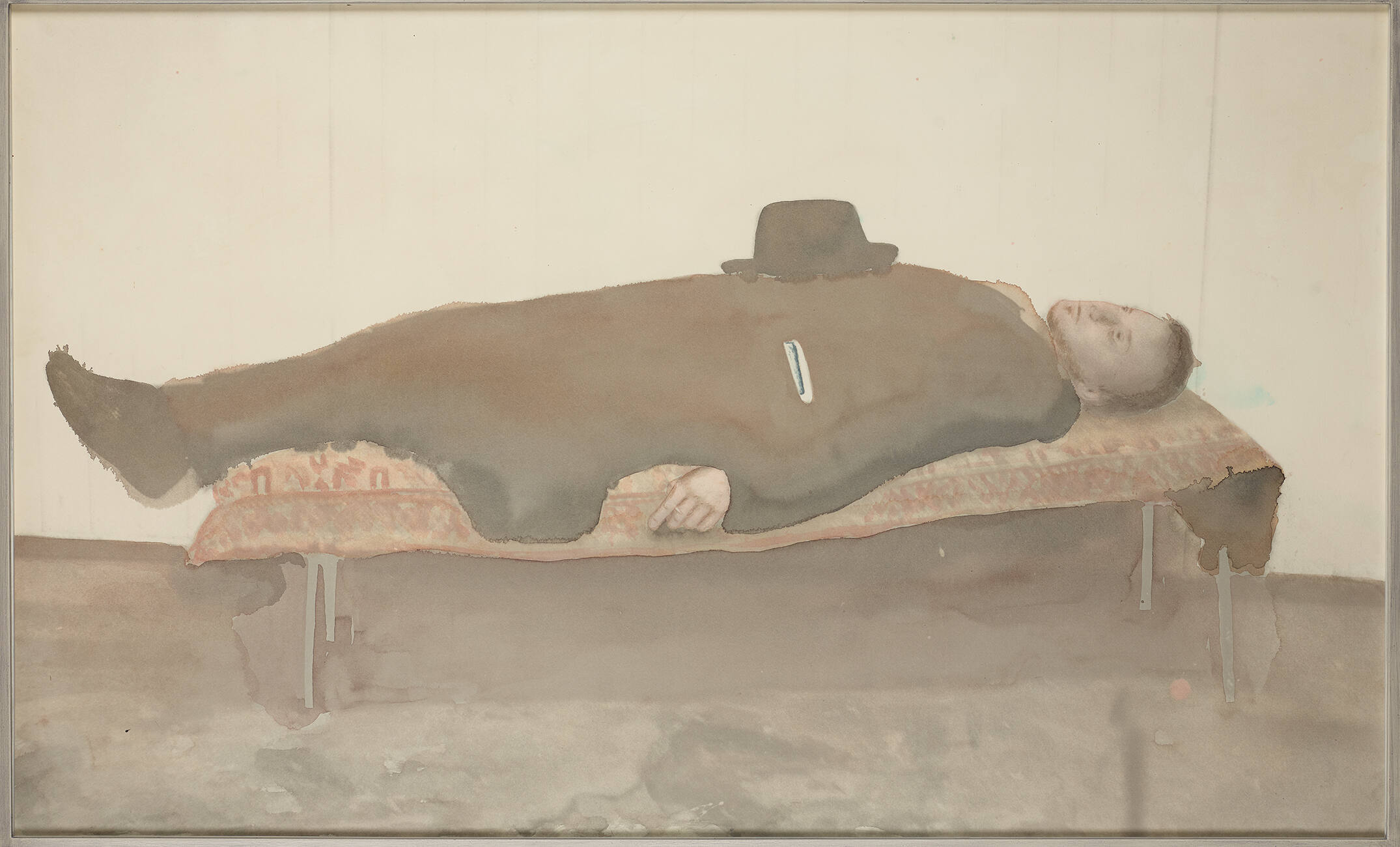 Kippi auf der Liege von Franz (nach einem Foto von Oki)