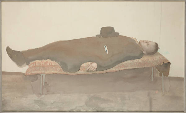 Kippi auf der Liege von Franz (nach einem Foto von Oki)
