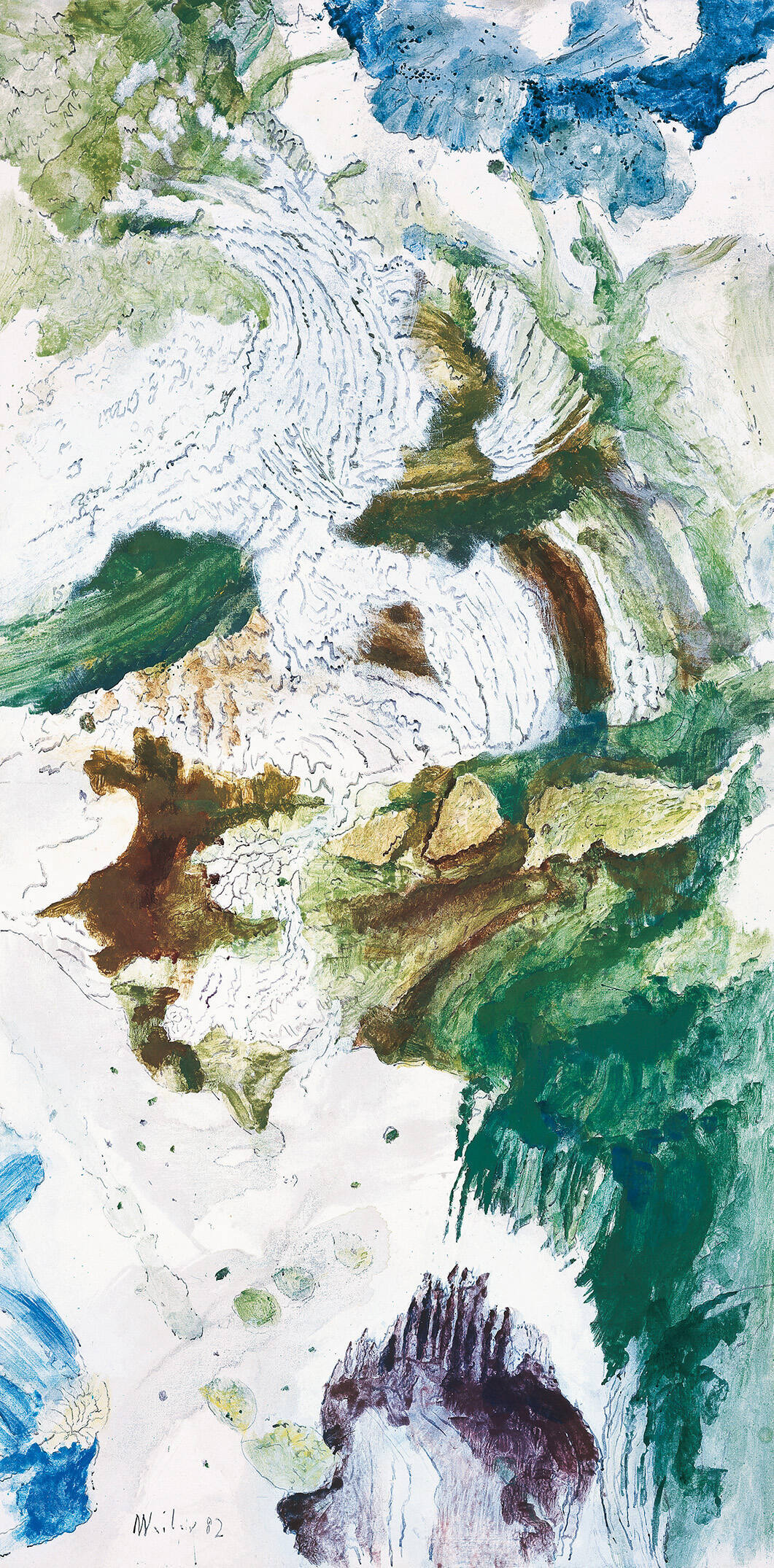 Bewegte Landschaft “Wasserfall”