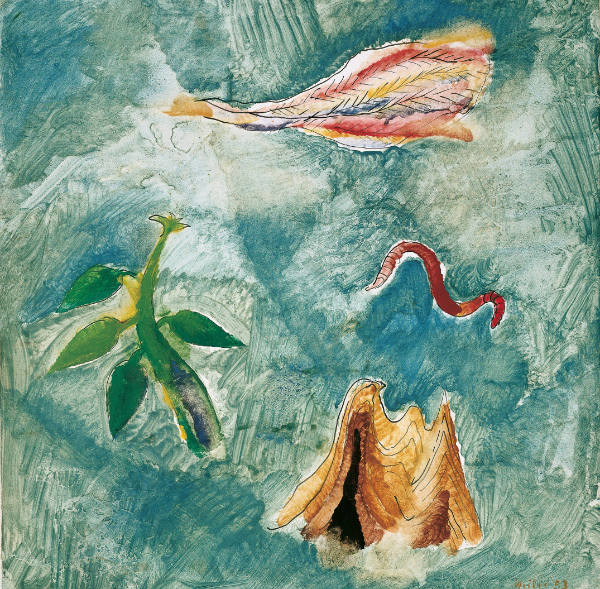 Berg, Pflanze, Wolke, Wurm