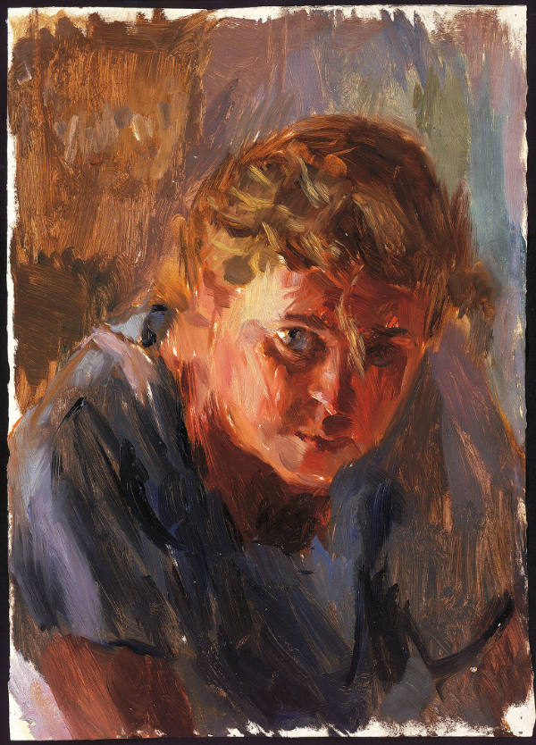 Portrait Gertraud Weiler (erste Ehefrau des Künstlers)