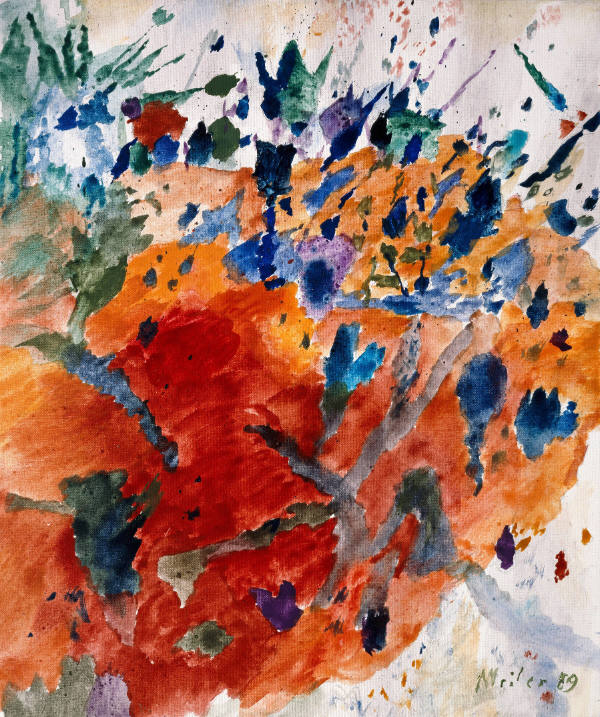 Auf rotem Fleck