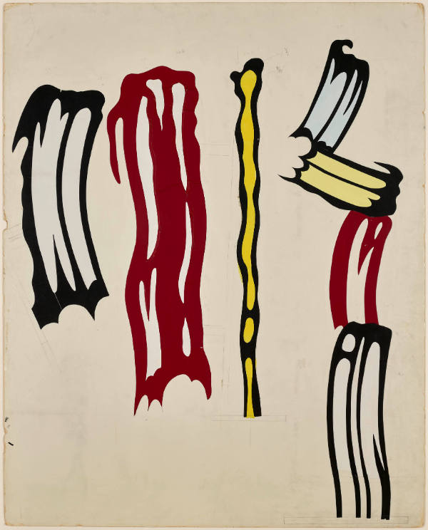 Five Brushstrokes (Study)