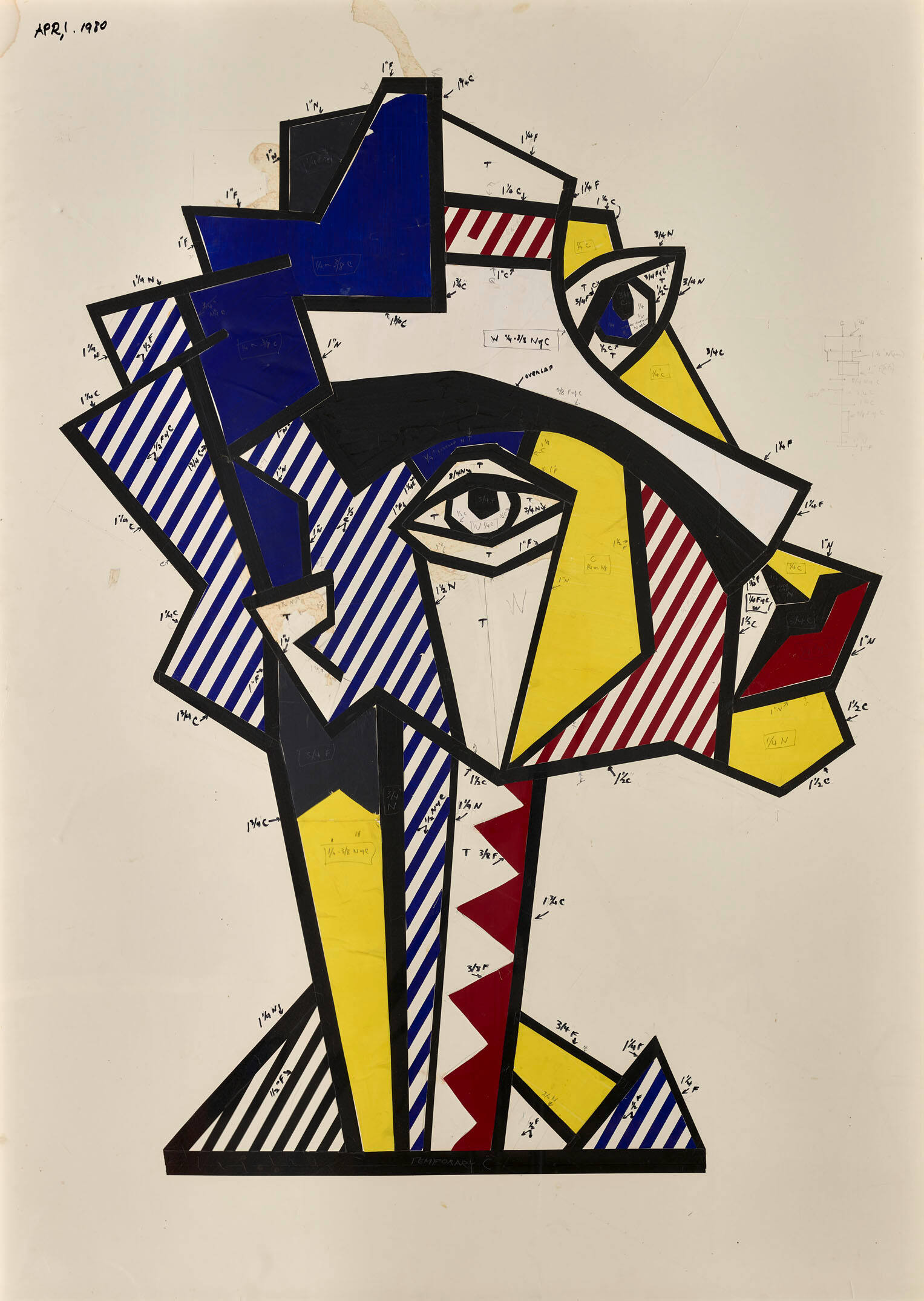 Expressionist Head (Study)