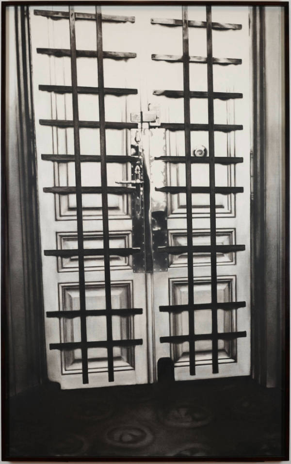 Untitled (Interior Apartment Front Door with Bars, 1938)